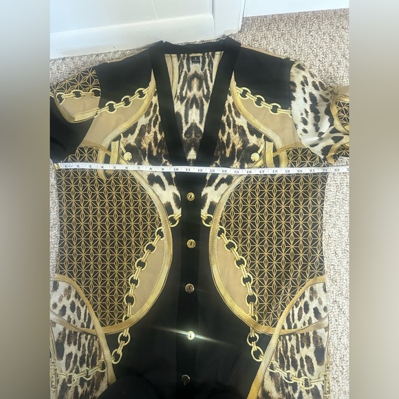 Black Label Brown and Black Print Women's Sweater size 2 - Picture 9 of 9